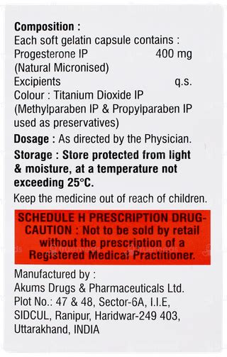 Pregvance 400 Capsule 10 - Uses, Side Effects, Dosage, Price | Truemeds