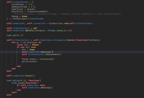 Hitbox Script 的图像结果