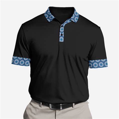 Menshwe - Shweshwe Golf Shirt - Blue