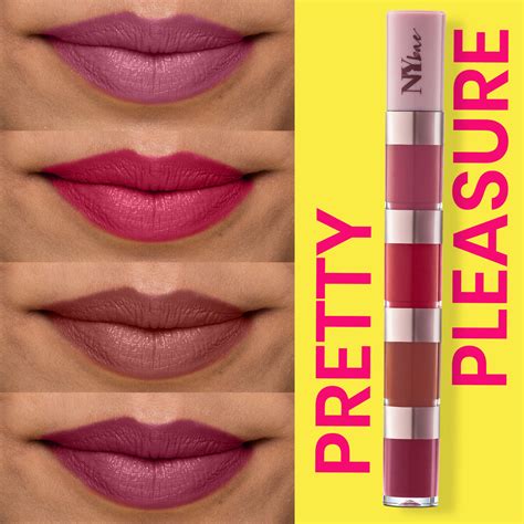 NY Bae 4 IN 1 Lip Play Liquid Lipstick - Pretty Pleasure (4 ml) | Matt ...