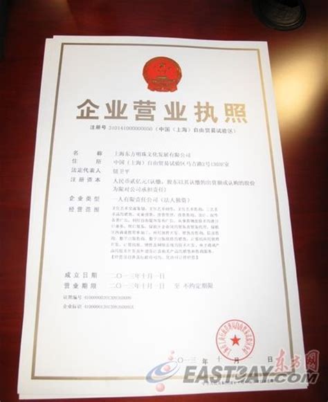 全国首批新版营业执照在上海诞生 将率先向企业颁证[图]_新浪新闻