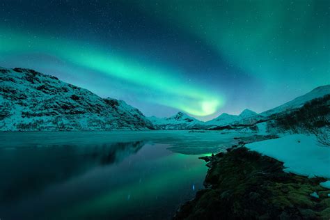 Lofoten Aurora Borealis HD Norway Wallpaper, HD Nature 4K Wallpapers ...