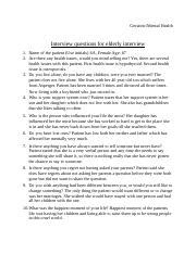 Geriatric Interview 的图像结果