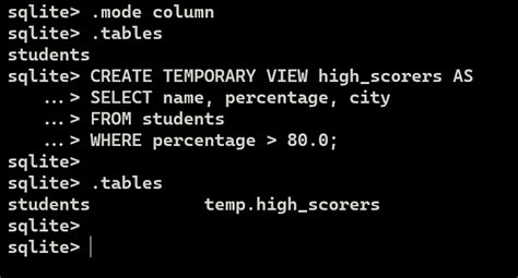 Image result for SQLite CreateView