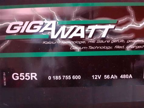 Акумулатор „GIGA WATT" G55R гр. Пловдив Мараша • OLX.bg
