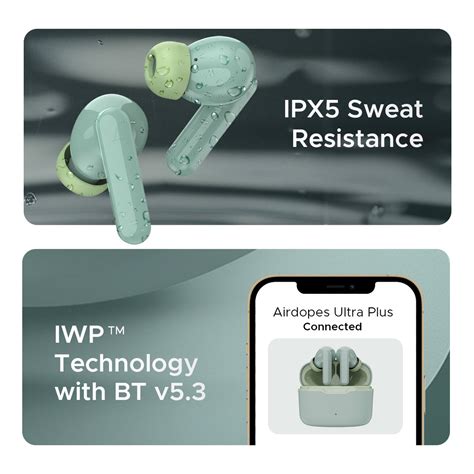 boAt Airdopes Ultra Plus | Wireless Earbuds with 50H Long Playback