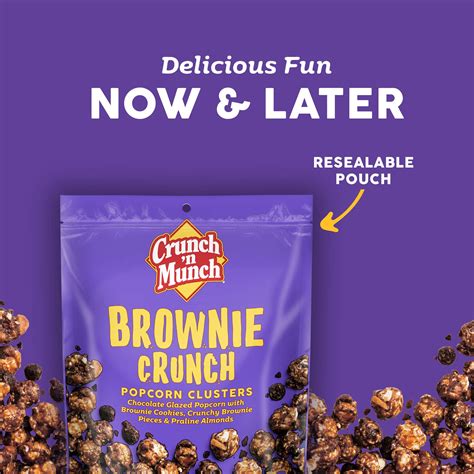 Snapklik.com : CRUNCH N MUNCH Brownie Crunch Flavored Popcorn