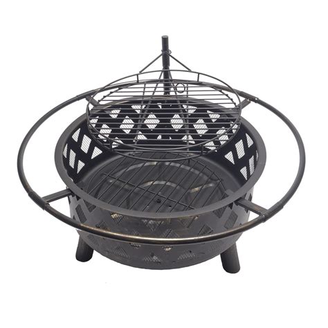Buy Bluegrass Living 30 Inch. Roadhouse Steel Deep Bowl Fire Pit with ...