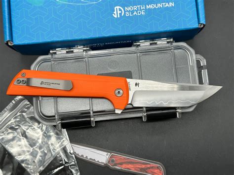 North Mountain Blade Chop 2 Orange G10 real SAN MAI SLD-Magic Japanese