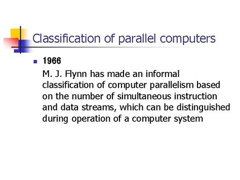 Image result for Parallel Computing Classification