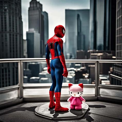 [100+] Hello Kitty And Spiderman Wallpapers | Wallpapers.com