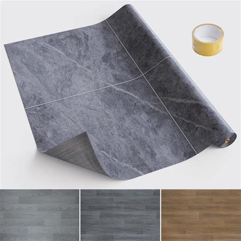 Amazon.com: Homease Vinyl Flooring Roll, Versatile PET Leather-Like ...