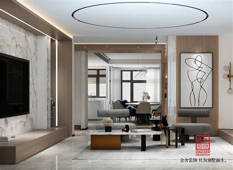 现代 415 ㎡ 极简大宅-柒筑空间设计-家装住宅装修设计案例-筑龙室内设计论坛