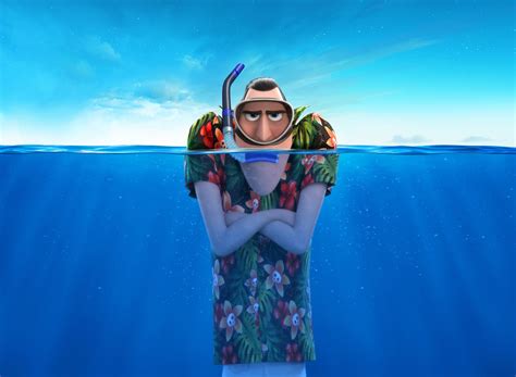 Download wallpaper sea, Dracula, Monsters on vacation, Hotel ...