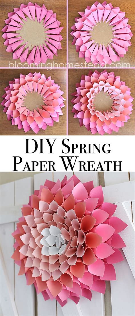 Image result for Paper Wreath Tutorial