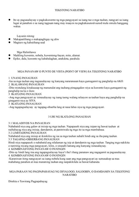 Image result for Narrative Text Template Tagalog