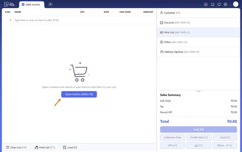 Overview of Sessions | Online help - Zoho POS