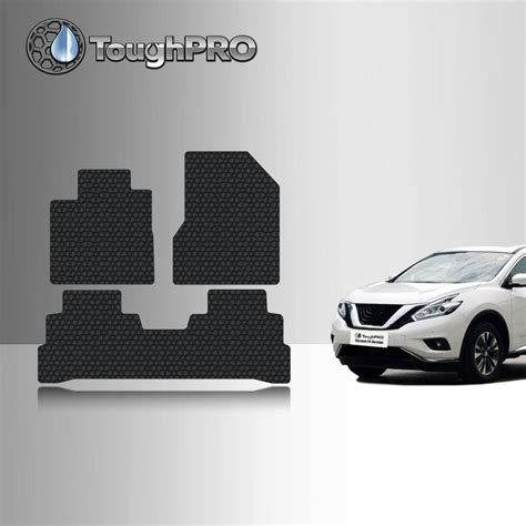ToughPRO Floor Mats Black For Nissan Murano All Weather Custom Fit 2015 ...