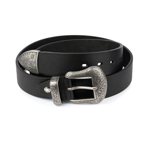 Black Leather Cowboy Belts at Janis Clayson blog