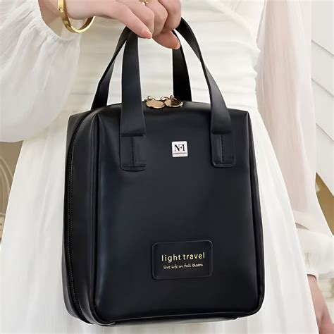 Buy NFI Essentials Black Cosmetic Travel Organizer Womens Makeup ...