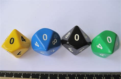 Justin Michell's (D10) TEN SIDED DICE