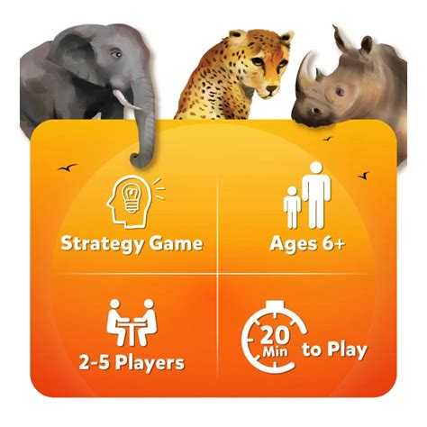 The Big 5 | Animal Themed Game of Secret Identities & Strategic Card-F