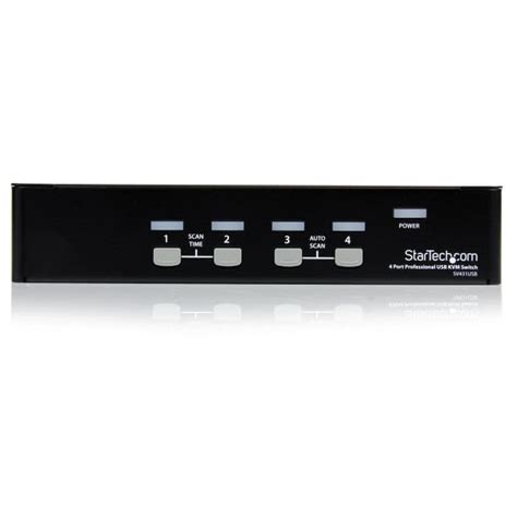SV431USB StarTech.com | StarTech.com 4 Port 1 Displays USB VGA KVM ...