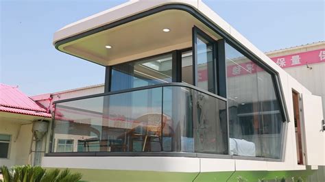 Prefab House Customize Pre Fabricated Camping Capsule Steel Structure ...