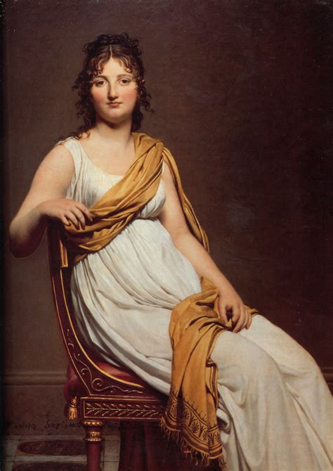 Portrait of Madame Raymond de Verninac - Jacques-Louis David ...