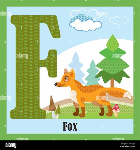 F Animal Alphabet Letters