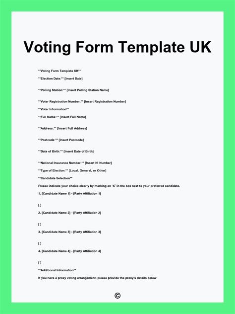 Voting Form 的图像结果