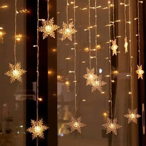 Image result for Outside Snowflake String Lights