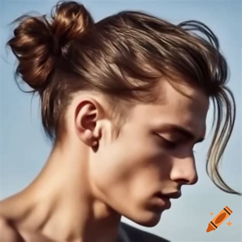 Dramatic photo portrait of Greek male musician in profile looking at ...