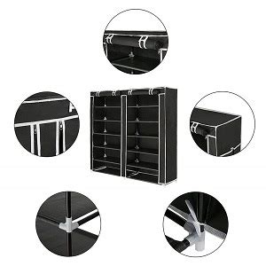 ADA Handicraft Steel and Double Canvas Fabric Multicolour 36 Pairs 6 ...