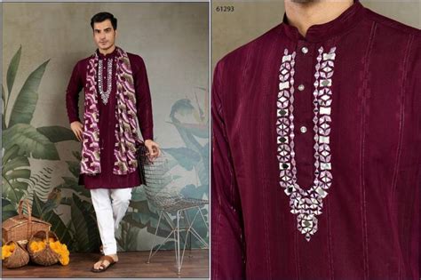 Shubhvastra Ethnic Elevated Mirror Work Kurta With Dupatta