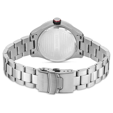 Buy Online Cerruti 1881 Black Dial Stainless Steel Strap Watch for Men ...