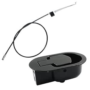 Biaungdo Metal Recliner Replacement Parts with Cable, Black Heavy Duty ...