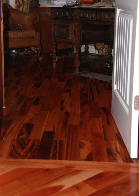 Blue Ridge Surplus: Project photos- Tigerwood Flooring