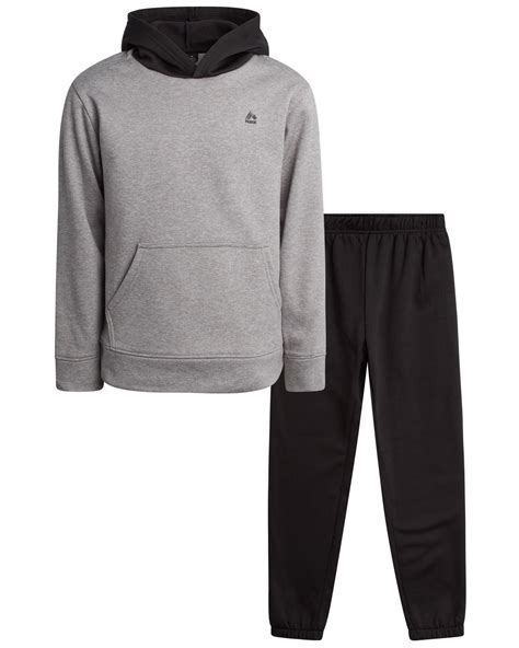 RBX Boys' Activewear Set - 2 Piece Fleece Pullover Hoodie and Jogger ...