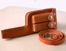 Buy WWII Military German Mauser KMT C96 Broomhandle Leather Holster ...