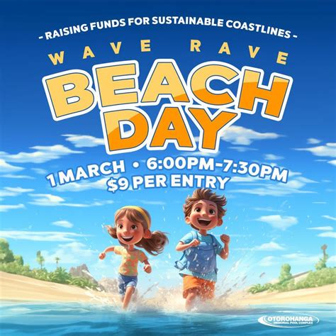 Beach Day Wave Rave, Clm Otorohanga, Cambridge, 1 March 2024 | AllEvents