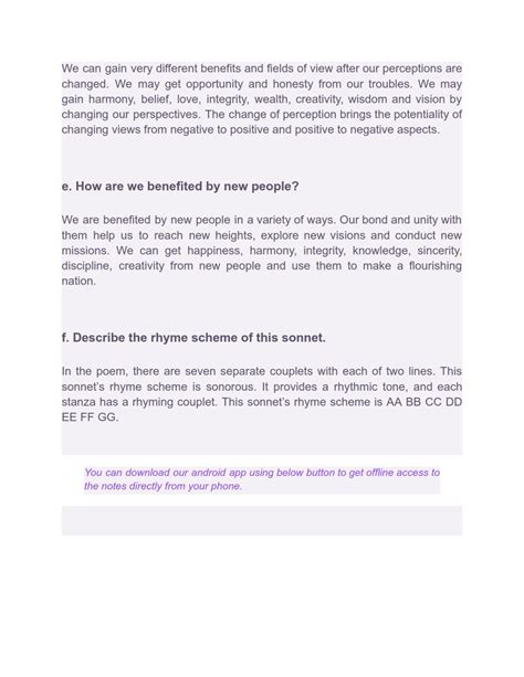 The Awakening Age Exercise : Summary and Question Answers