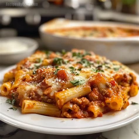 Baked Ziti with Sausage & Ricotta - Hearty Italian Comfort Food ...