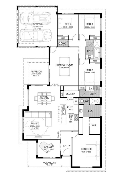 Corner House 4 Plans