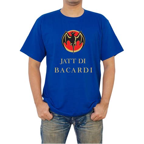 Buy Brand Bucket Regular Roundneck Blue Graphic Print Cotton T-Shirt ...