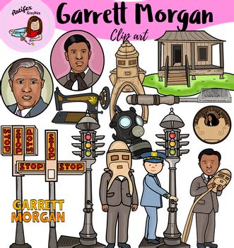 Garrett Morgan clipart by Artifex | TPT