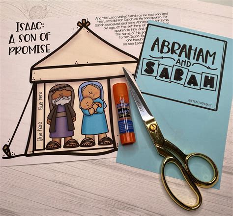 Abraham and Sarah Bible Craft for Kids Printable Christian Craft ...