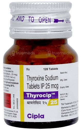 Thyrocip 25 Tablet: Uses, Side Effects, Price & Substitutes