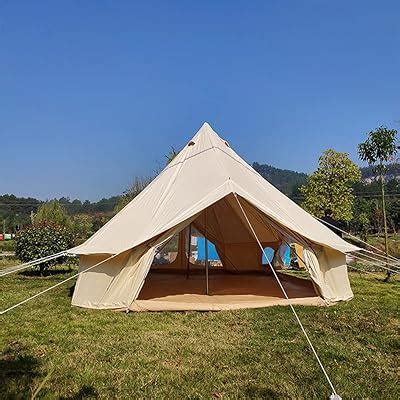 Bell Tent Canvas Mongolian Yurt Tent Double Layers India | Ubuy