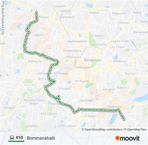 410 Route: Schedules, Stops & Maps - Bommanahalli (Updated)